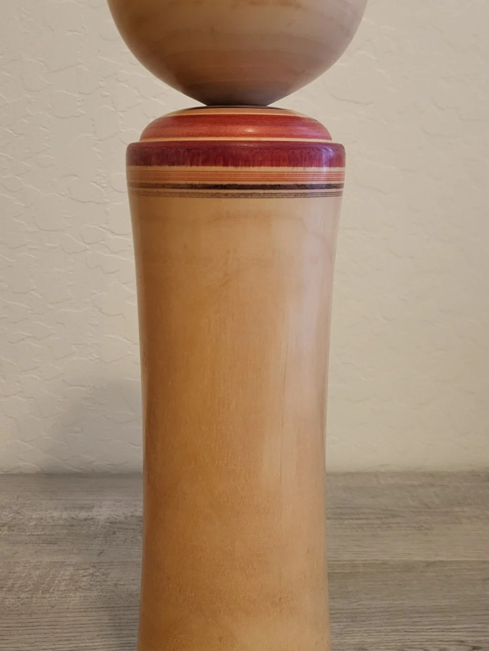 Kokeshi Hand Made Japenese Doll.  Signed By Artist